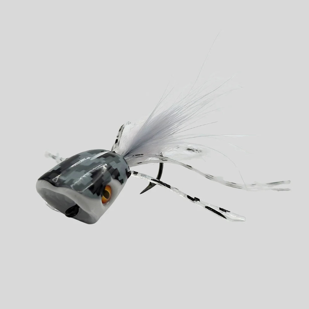 Surface Seducer® Double Barrel Camo Bass Bug popper
