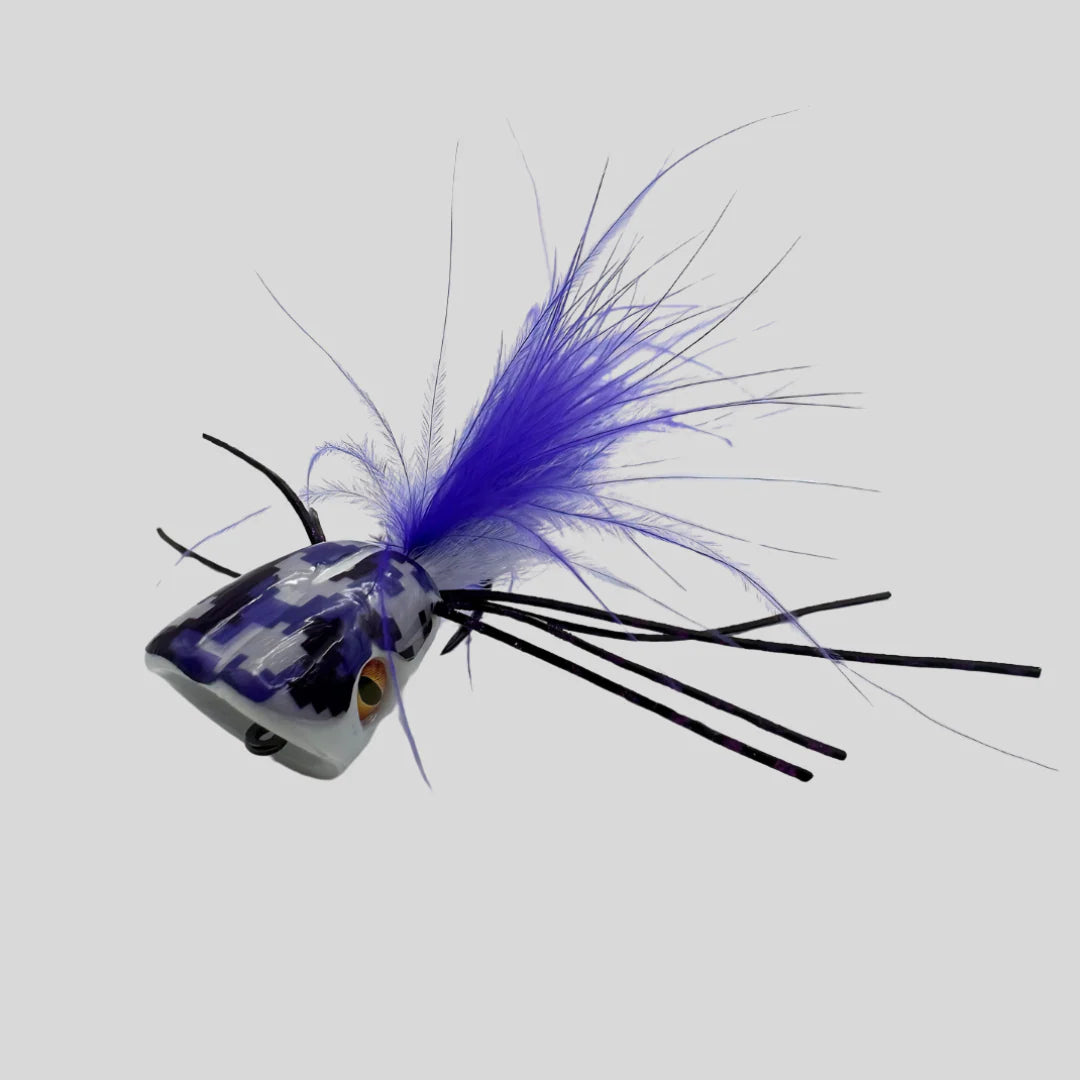 Surface Seducer® Double Barrel Camo Bass Bug popper